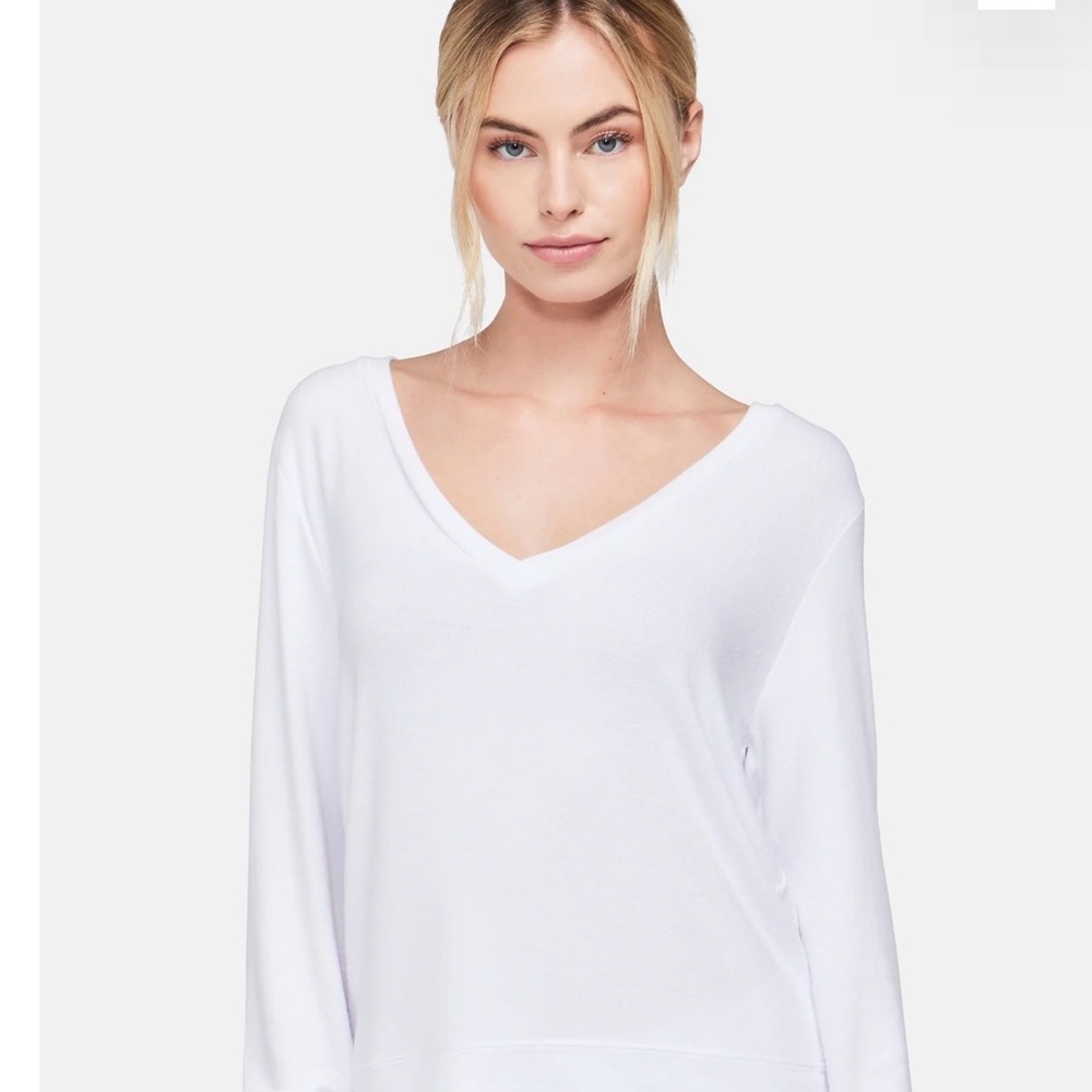 NWT Wildfox Women's White Baggy Jumper